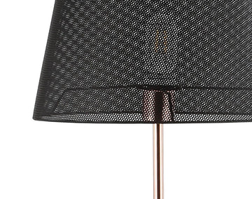 Heymann 57" Minimalist Metal/Marble LED Floor Lamp - JONATHAN Y